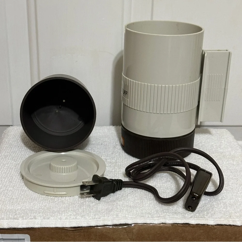 Norelco HotStuff TC-22 Beverage Food Warmer Dorm‎ Travel Office Coffee Tea Vtg